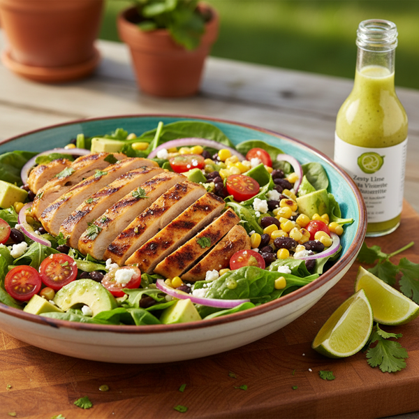 Zesty Grilled Chicken Fiesta Salad recipe