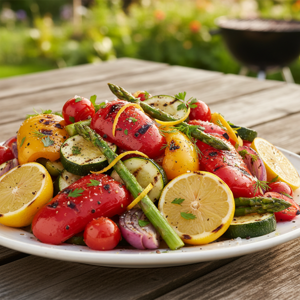 Zesty Grilled Lemon Pepper Vegetable Medley recipe