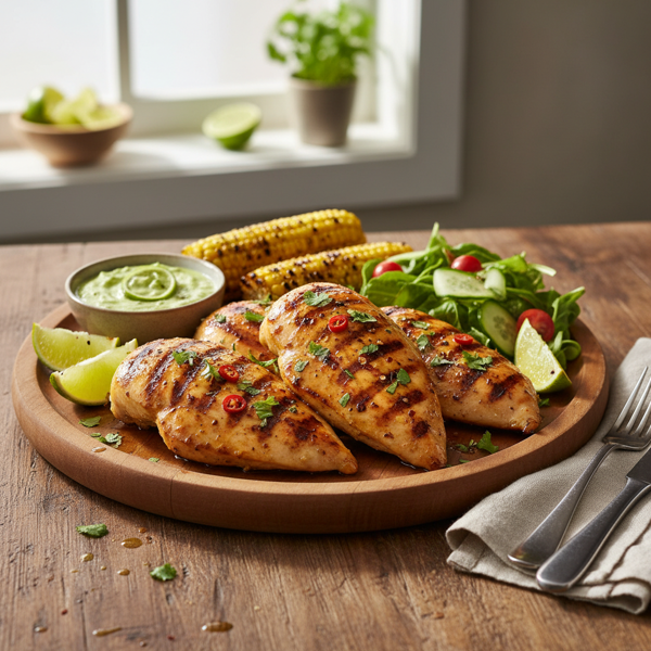 Zesty Grilled Lime Chicken Delight recipe