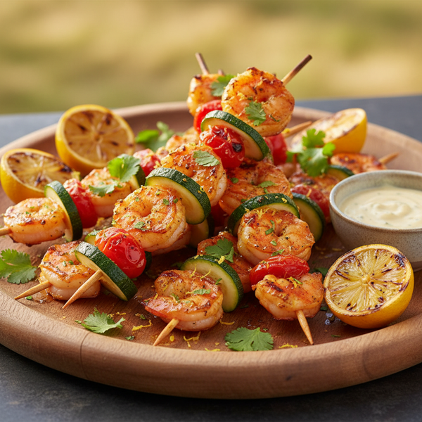Zesty Grilled Shrimp Skewers recipe