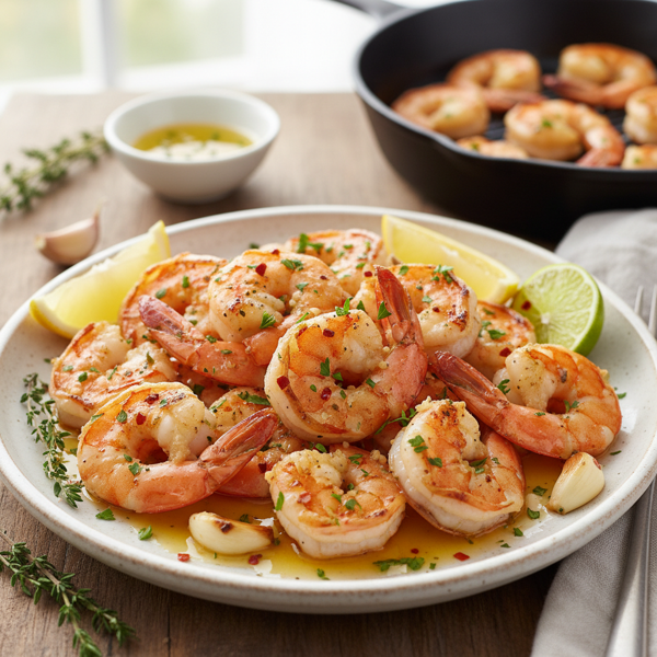 Zesty Grilled Shrimp with Rich Garlic Butter Sauce recipe