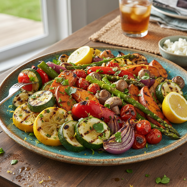 Zesty Grilled Summer Vegetable Medley recipe