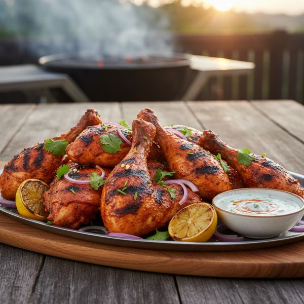 Zesty Grilled Tandoori Chicken recipe