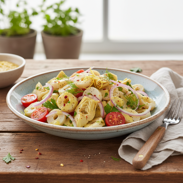 Zesty Hearts of Palm & Artichoke Salad recipe