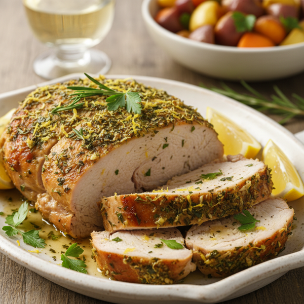Zesty Herb-Infused Turkey Tenderloin recipe