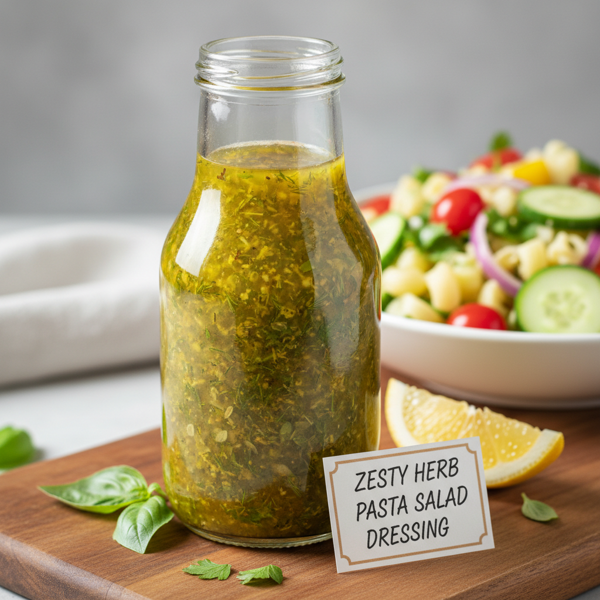 Zesty Herb Pasta Salad Dressing recipe