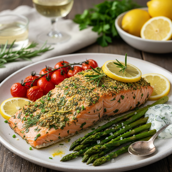 Zesty Herbed Salmon Delight recipe