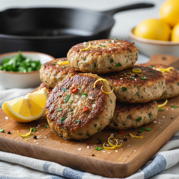 Zesty Homemade Breakfast Sausage Patties recipe