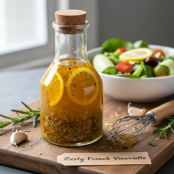 Zesty Homemade French Vinaigrette recipe