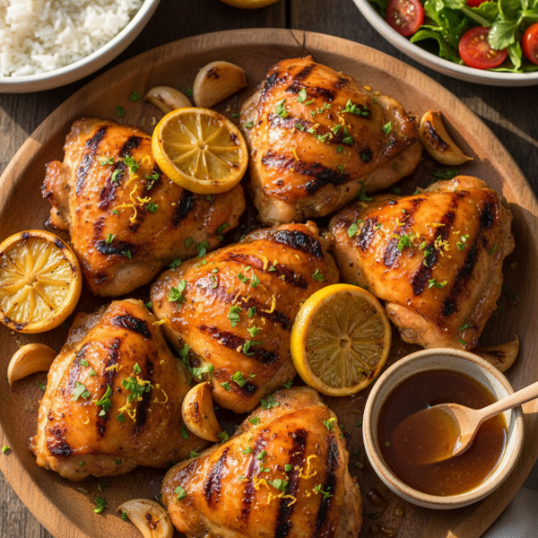Zesty Honey-Garlic Grilled Chicken recipe