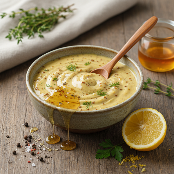 Zesty Honey-Mustard Dressing & Dip recipe