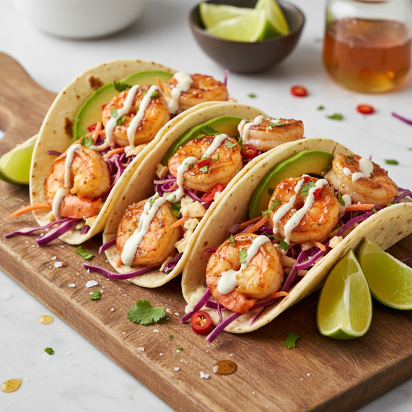 Zesty Honey Lime Shrimp Tacos recipe