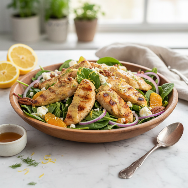 Zesty Honey Mustard Chicken Salad recipe