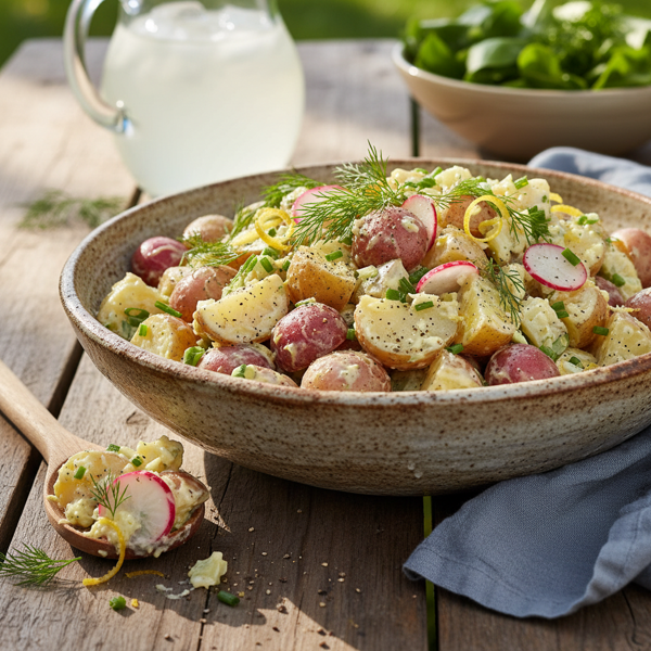 Zesty Horseradish-Infused Potato Salad recipe