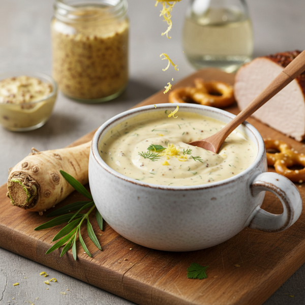 Zesty Horseradish-Mustard Sauce recipe