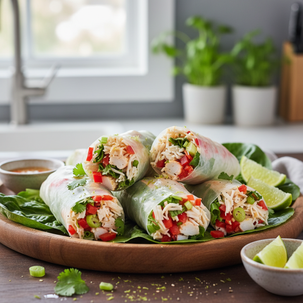 Zesty Imitation Crab Salad Wraps recipe