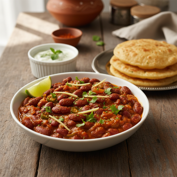 Zesty Indian-Spiced Kidney Beans recipe