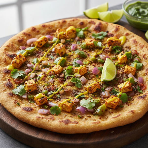 Zesty Indian Spiced Flatbread recipe