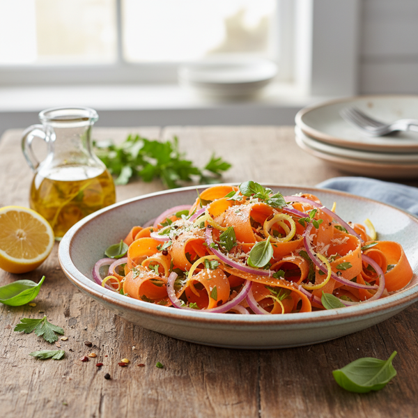 Zesty Italian Carrot and Onion Salad recipe