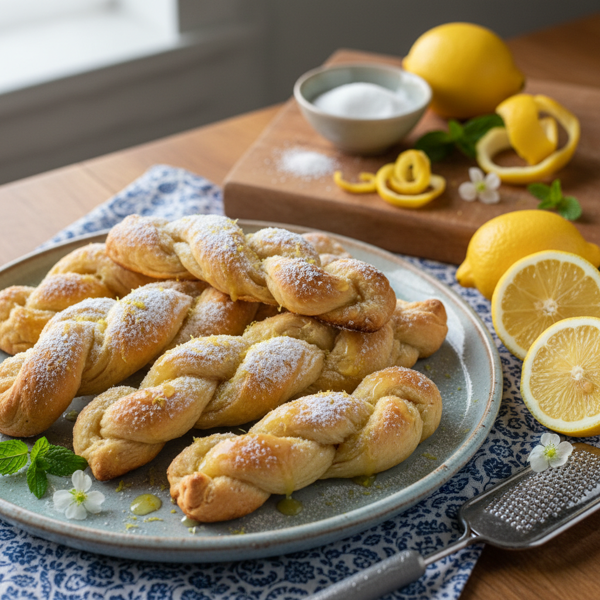 Zesty Italian Lemon Twists recipe