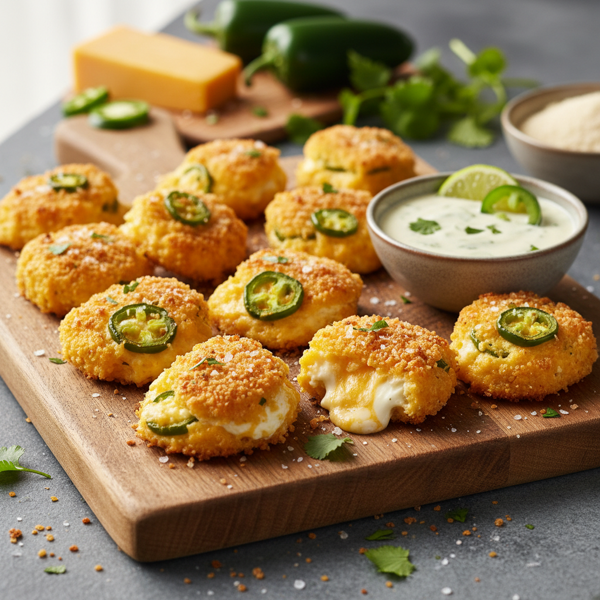 Zesty Jalapeño Cheese Bites recipe