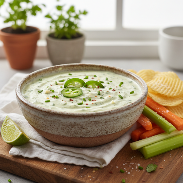 Zesty Jalapeño Ranch Dip recipe
