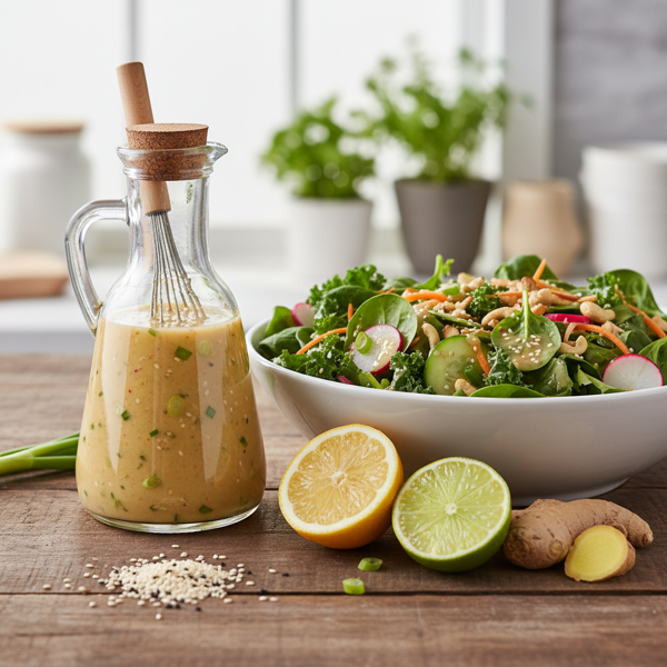 Zesty Japanese Miso Salad Dressing recipe