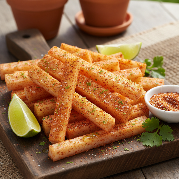 Zesty Jicama Chili Sticks recipe