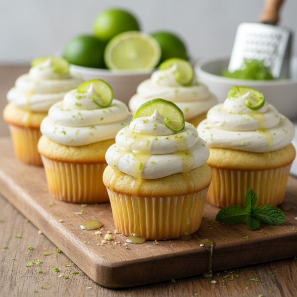 Zesty Key Lime Delight Cupcakes recipe