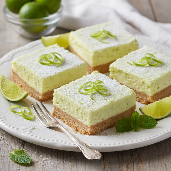 Zesty Key Lime Dessert Squares recipe