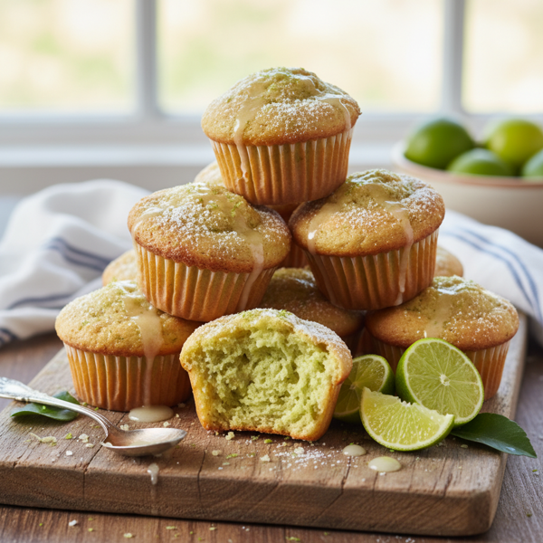 Zesty Key Lime Muffins recipe