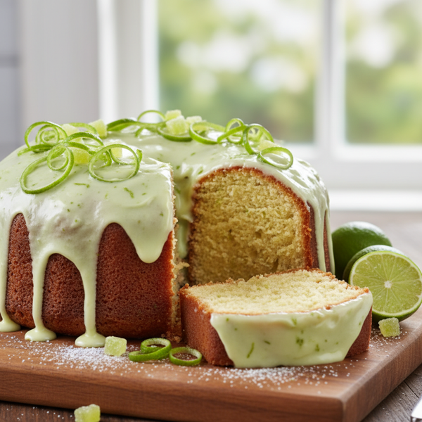 Zesty Key Lime Pound Cake recipe