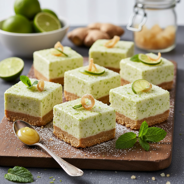 Zesty Key Lime & Ginger Bliss Bites recipe