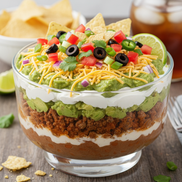 Zesty Layered Taco Dip recipe