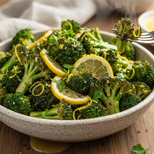 Zesty Lemon-Butter Broccoli Delight recipe