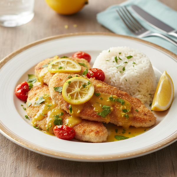 Zesty Lemon-Cilantro Chicken Scaloppine recipe