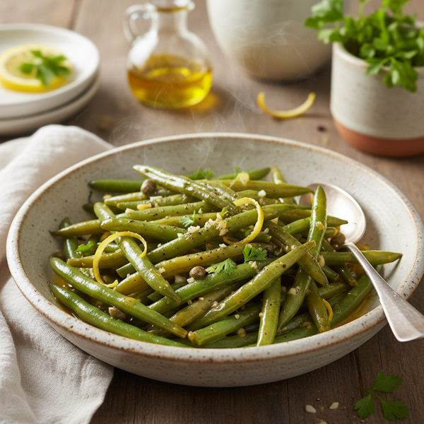 Zesty Lemon-Dijon Green Beans recipe