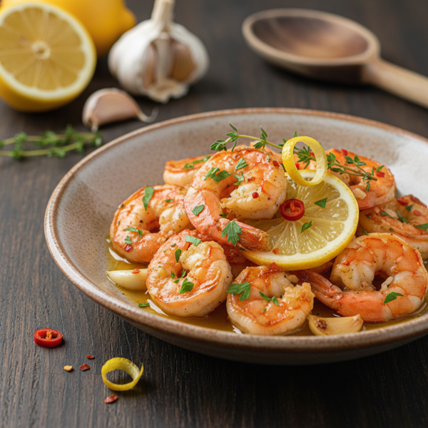 Zesty Lemon-Garlic Shrimp Delight recipe