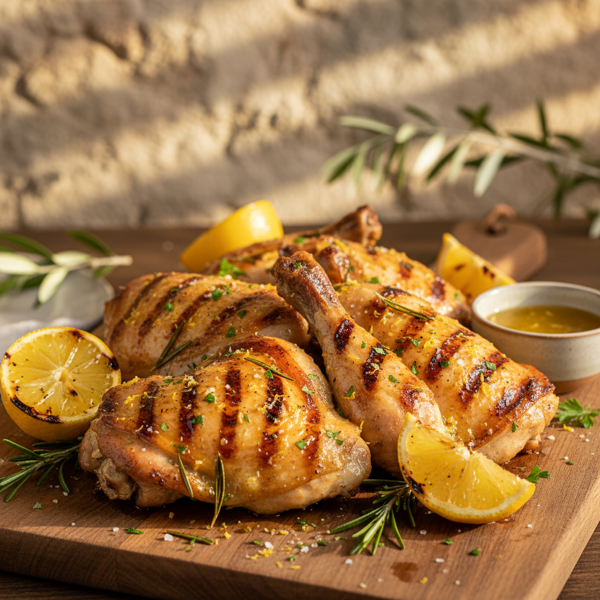 Zesty Lemon-Rosemary Grilled Chicken Delight recipe