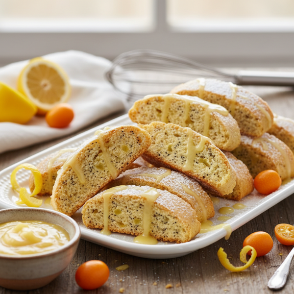 Zesty Lemon Biscotti Delight recipe