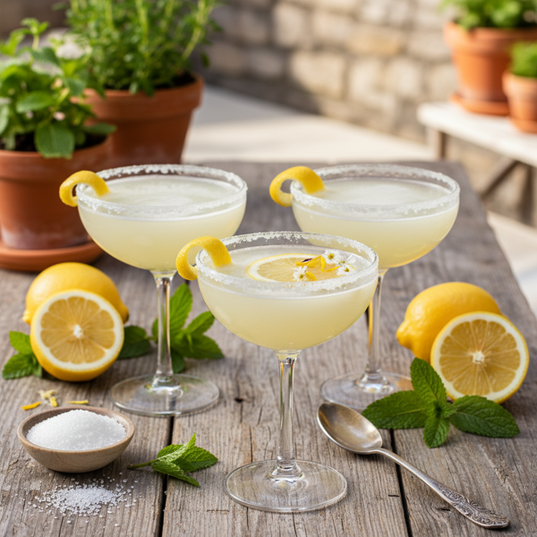 Zesty Lemon Bliss Cocktails recipe