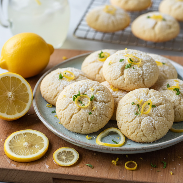 Zesty Lemon Bliss Cookies recipe