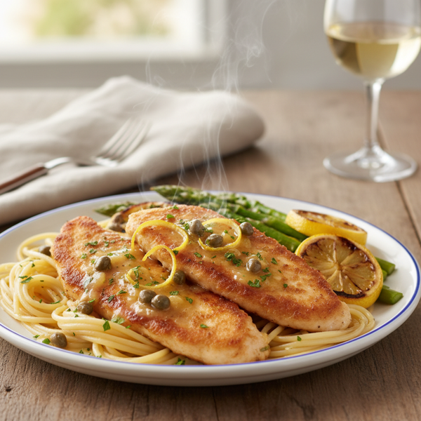 Zesty Lemon Chicken Piccata recipe