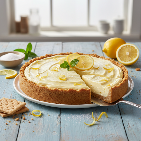 Zesty Lemon Chill Pie recipe