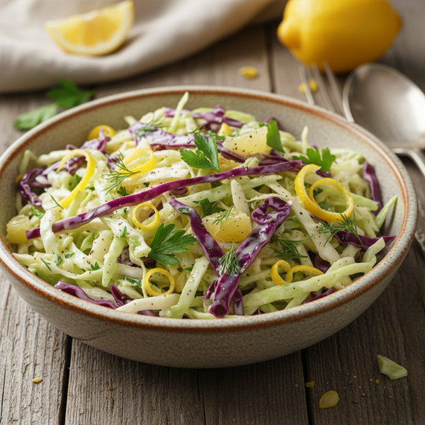 Zesty Lemon Coleslaw recipe