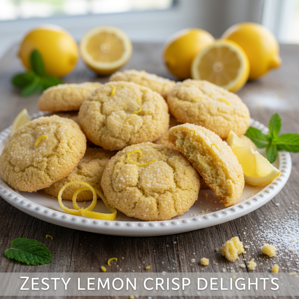 Zesty Lemon Crisp Delights recipe
