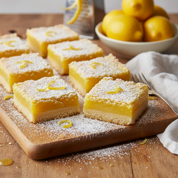 Zesty Lemon Delight Bars recipe