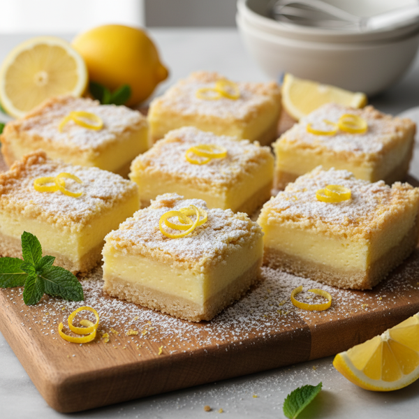 Zesty Lemon Dream Bars recipe