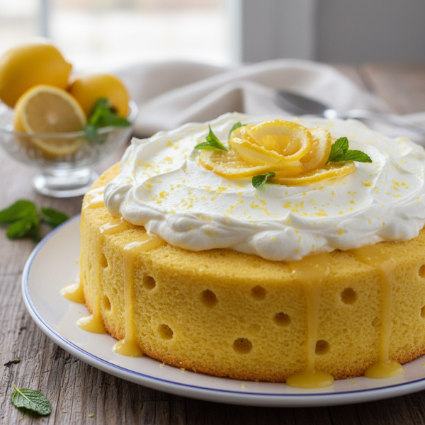 Zesty Lemon Dream Poke Cake recipe