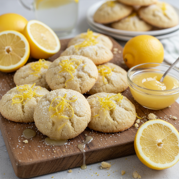 Zesty Lemon Drop Bliss Cookies recipe